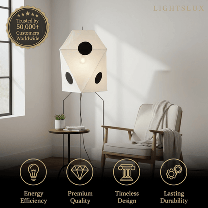 Japanese Rice Paper Floor Lamp