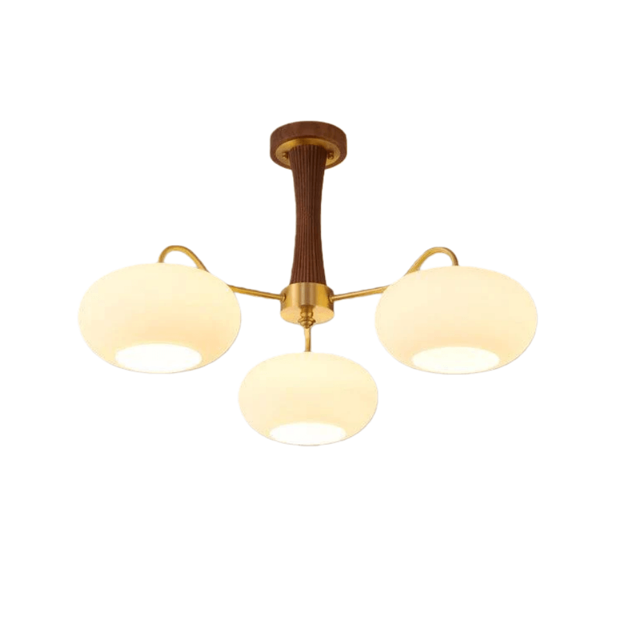 Modern Moon Pendant Light – Mulberry Silk White