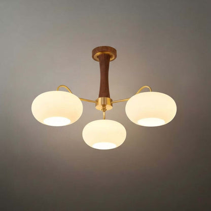 Pendant Light – Mulberry Silk White Globe Ceiling Lamp for Living Room