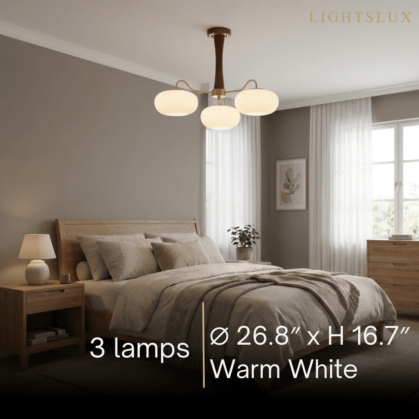 Pendant Light – Mulberry Silk White Globe Ceiling Lamp for Living Room