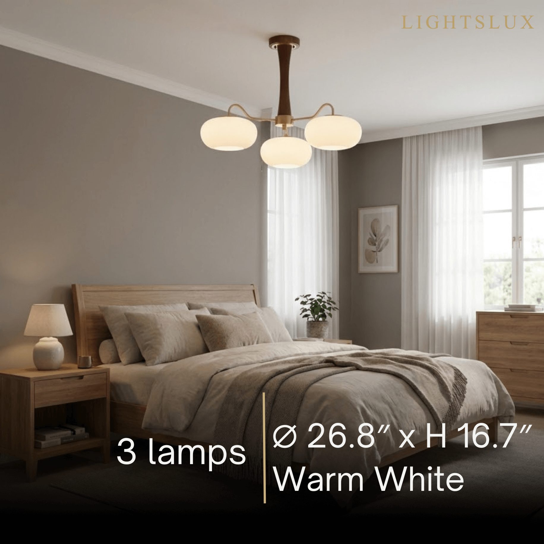 Pendant Light – Mulberry Silk White Globe Ceiling Lamp for Living Room