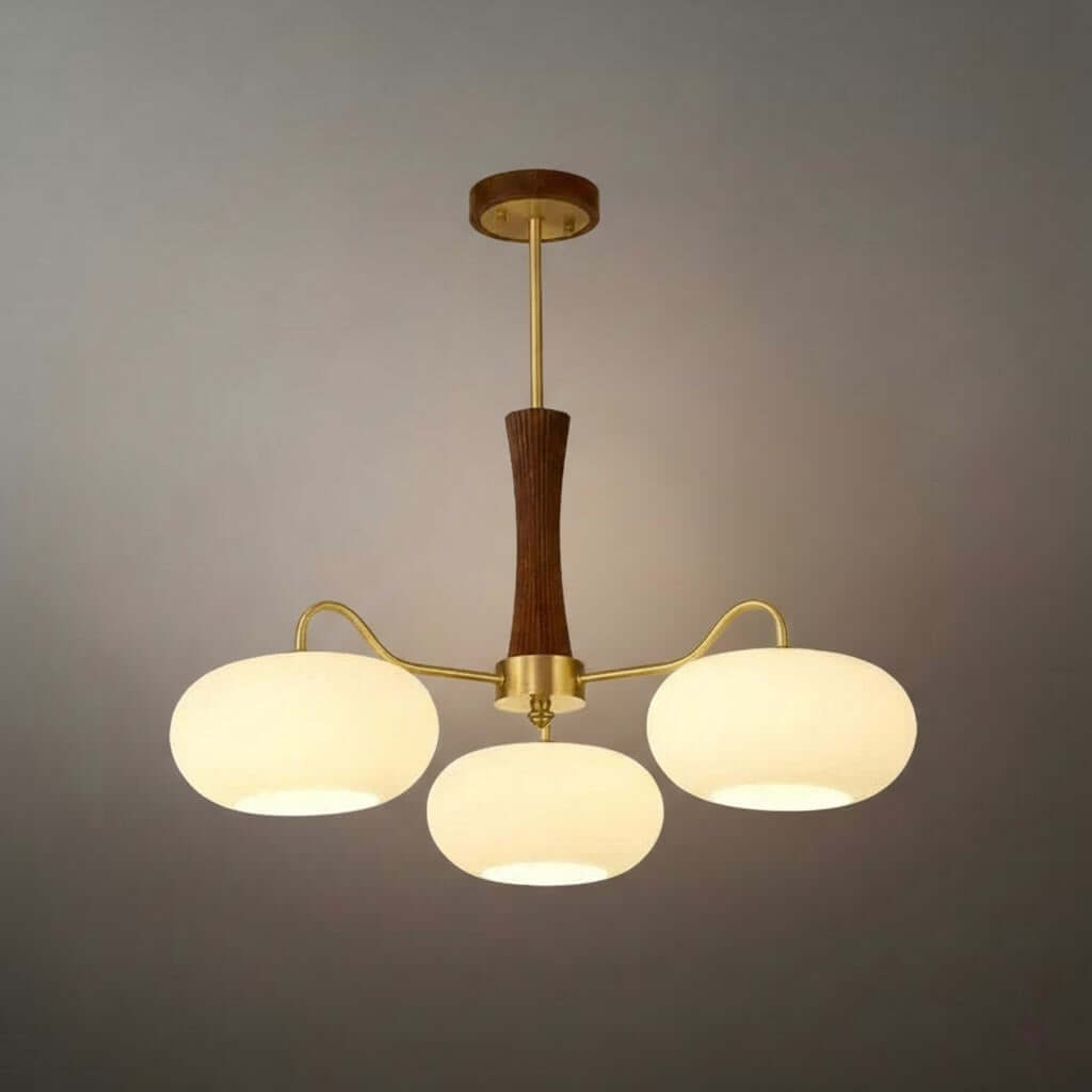 Pendant Light – Mulberry Silk White Globe Ceiling Lamp for Living Room