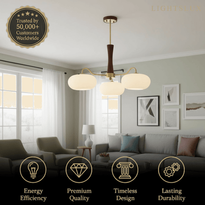 Pendant Light – Mulberry Silk White Globe Ceiling Lamp for Living Room