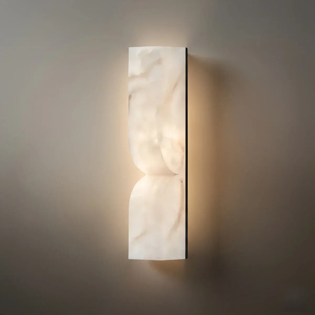 Modern Alabaster Wall Sconce – LED Stone Wall Light