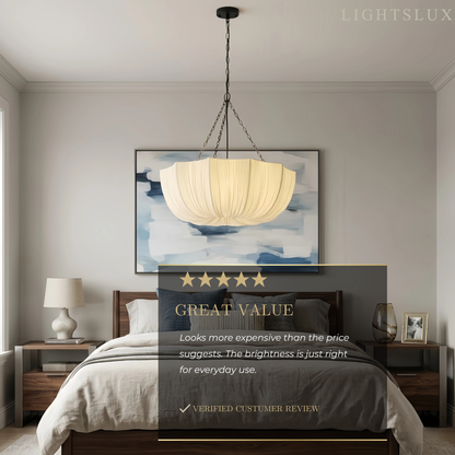 Modern Fabric Pendant Light 