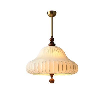 Modern Fabric Pendant Light – Sculptural Flower Ceiling Lamp for Dining Room