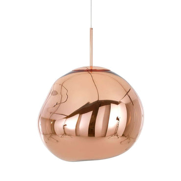 Contemporary Twisted Pendant Lamp — Mirror Finish in 4 Color