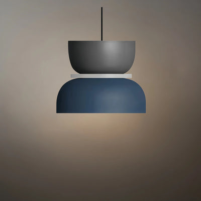 Morandia Art Deco Contrast Color Pendant Light - Metal Design for Dining Room