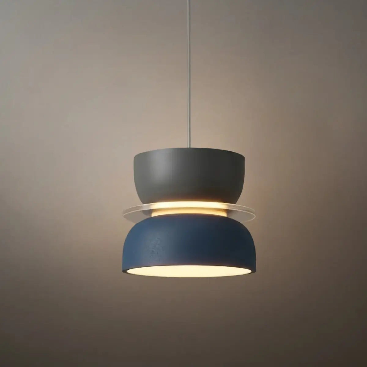 Morandia Art Deco Contrast Color Pendant Light - Metal