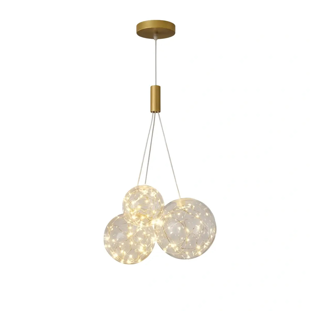 Designer Bubble Pendant Light — Clear Glass