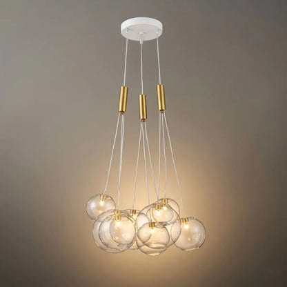 Designer Bubble Pendant Light — Clear Glass