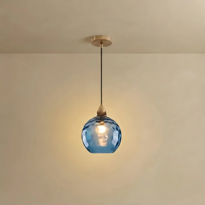 Vetro Modern Bubble Glass Pendant Light - 10 Color for Kitchen Island