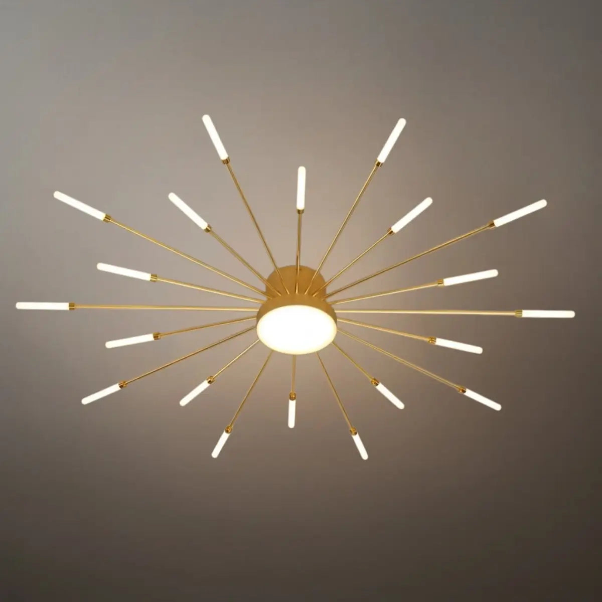 Nebula Modern Firework Ceiling Light –  Gold/Black for Bedroom Dining Room Living Room