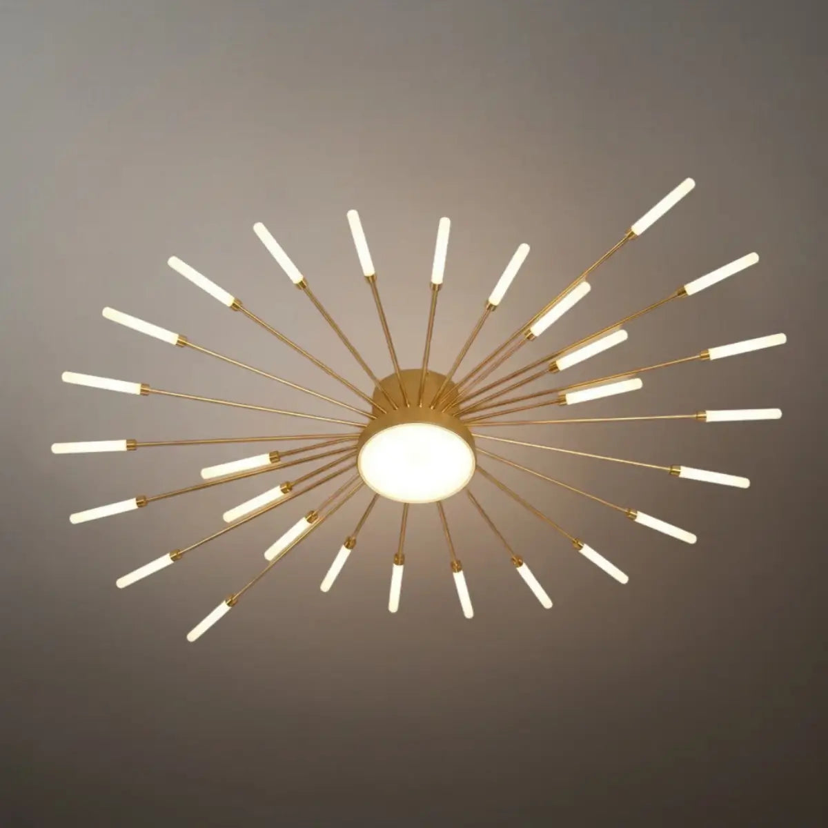 Nebula Modern Firework Ceiling Light –  Gold/Black for Bedroom Dining Room Living Room