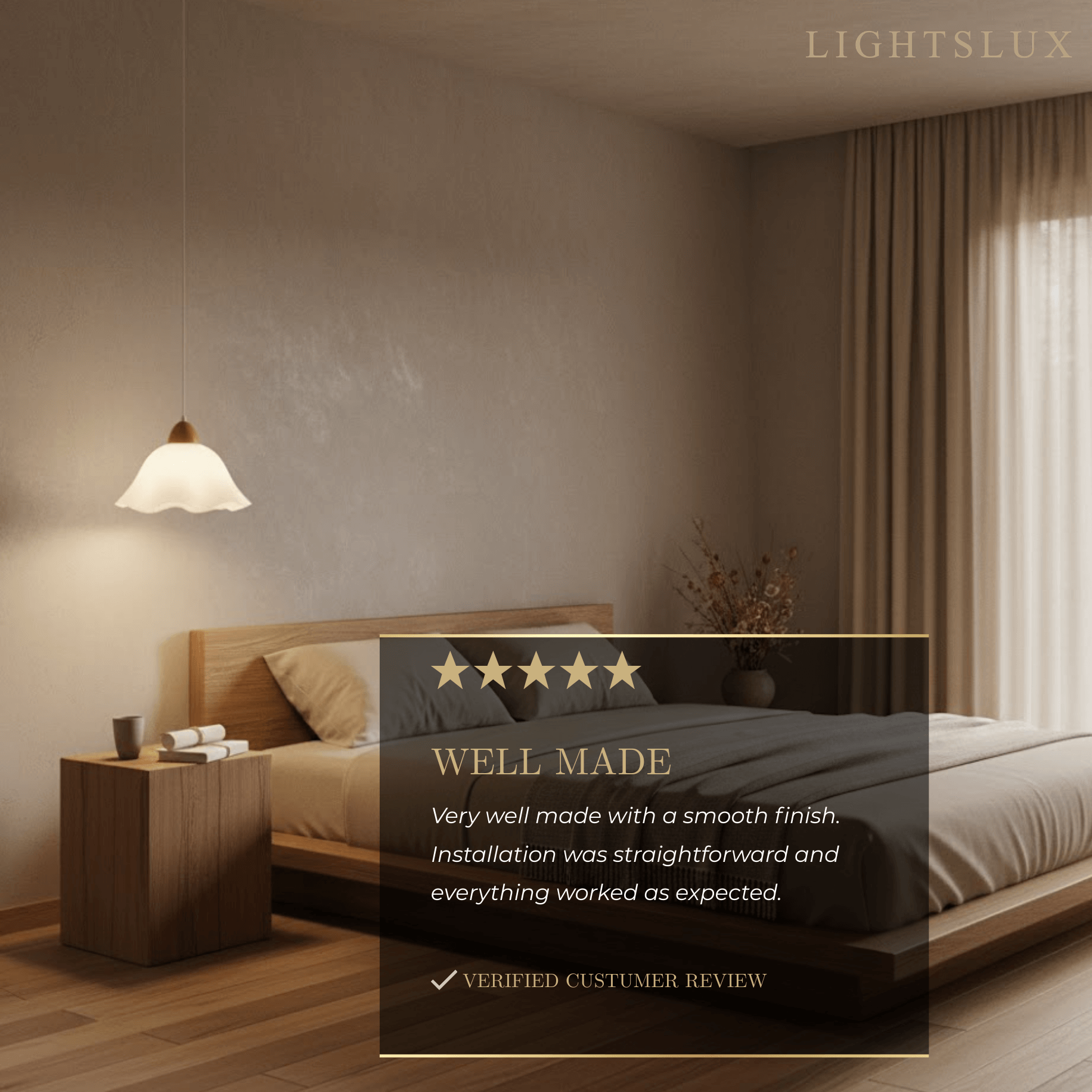 Crema Nordic Flower LED Pendant Light