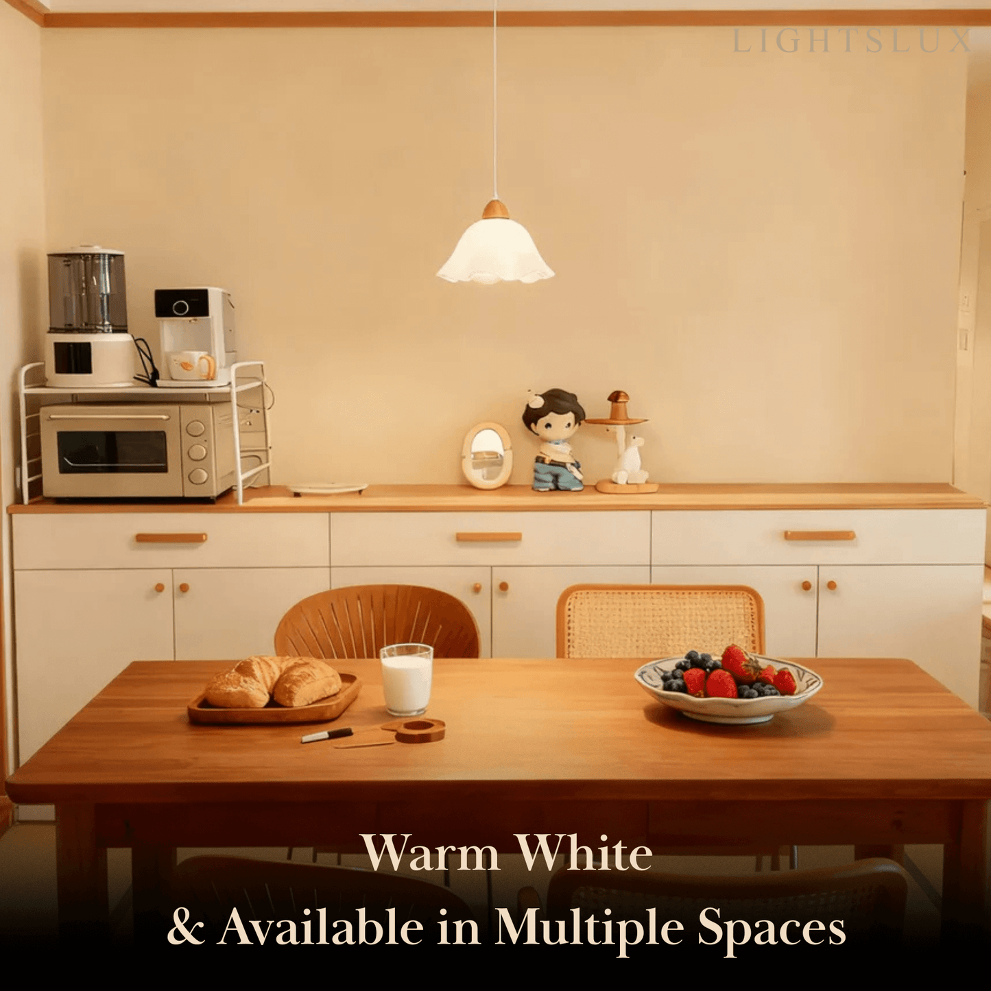 Crema Nordic Flower LED Pendant Light