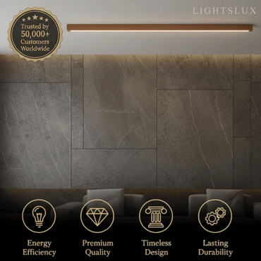 Arcato Minimalist Linear LED Ceiling Light