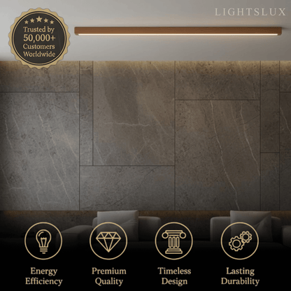 Arcato Minimalist Linear LED Ceiling Light