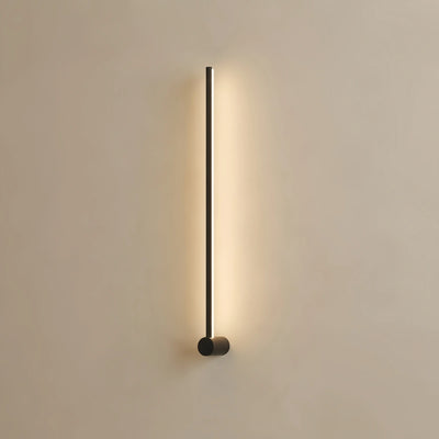 Arcato Minimalist Linear Wall Lamp – Black Modern Light for Living/Bedroom