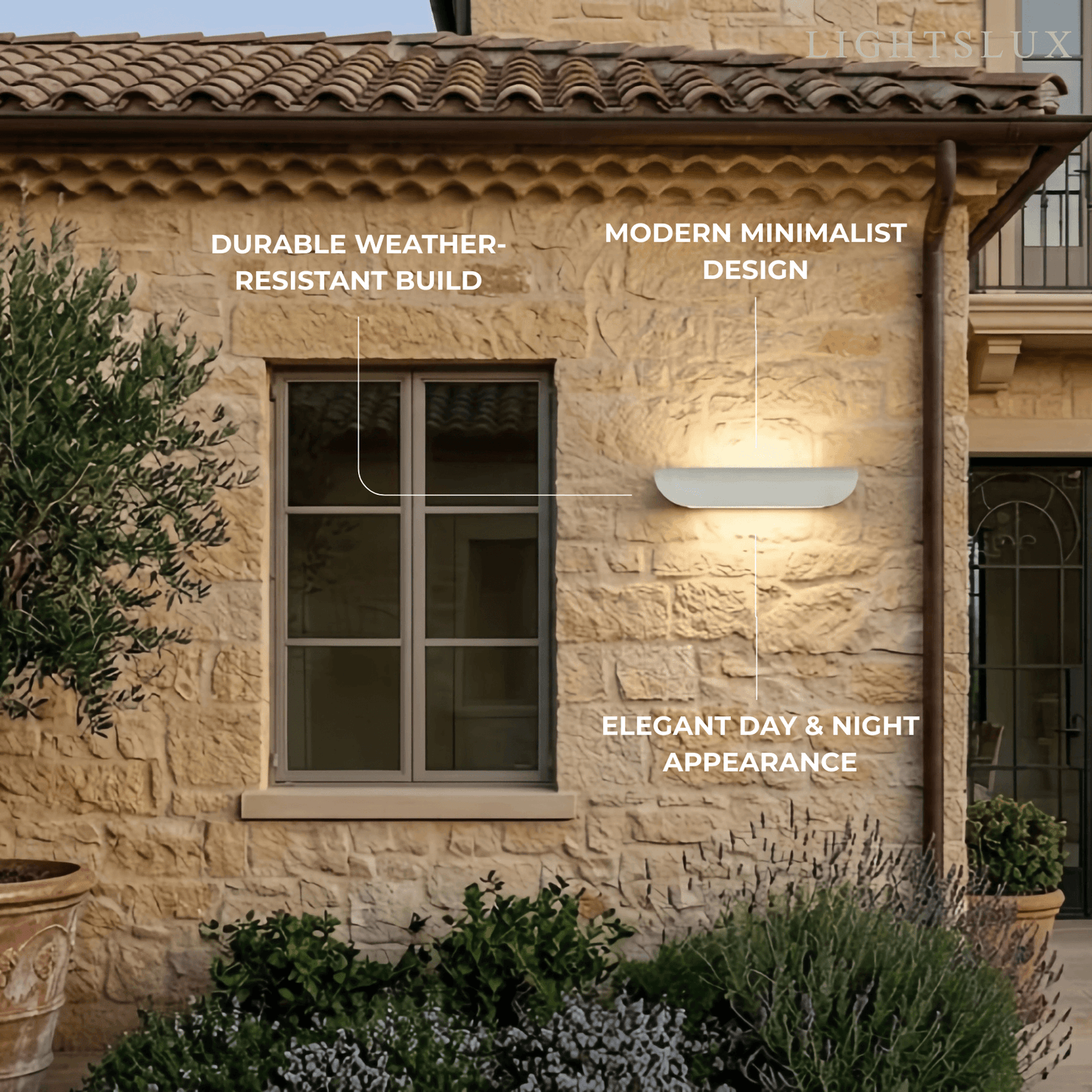 Irondale Minimalist Curved Wall Lamp