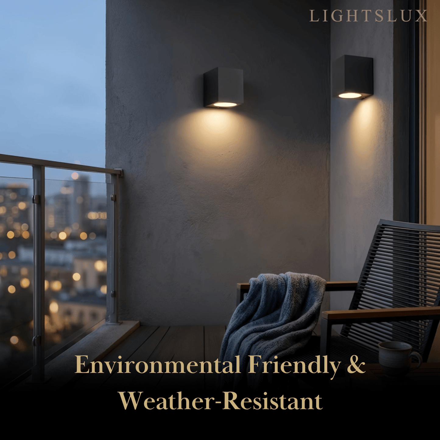  Minimalist Square/Cylindrical Outdoor Wall Lamp
