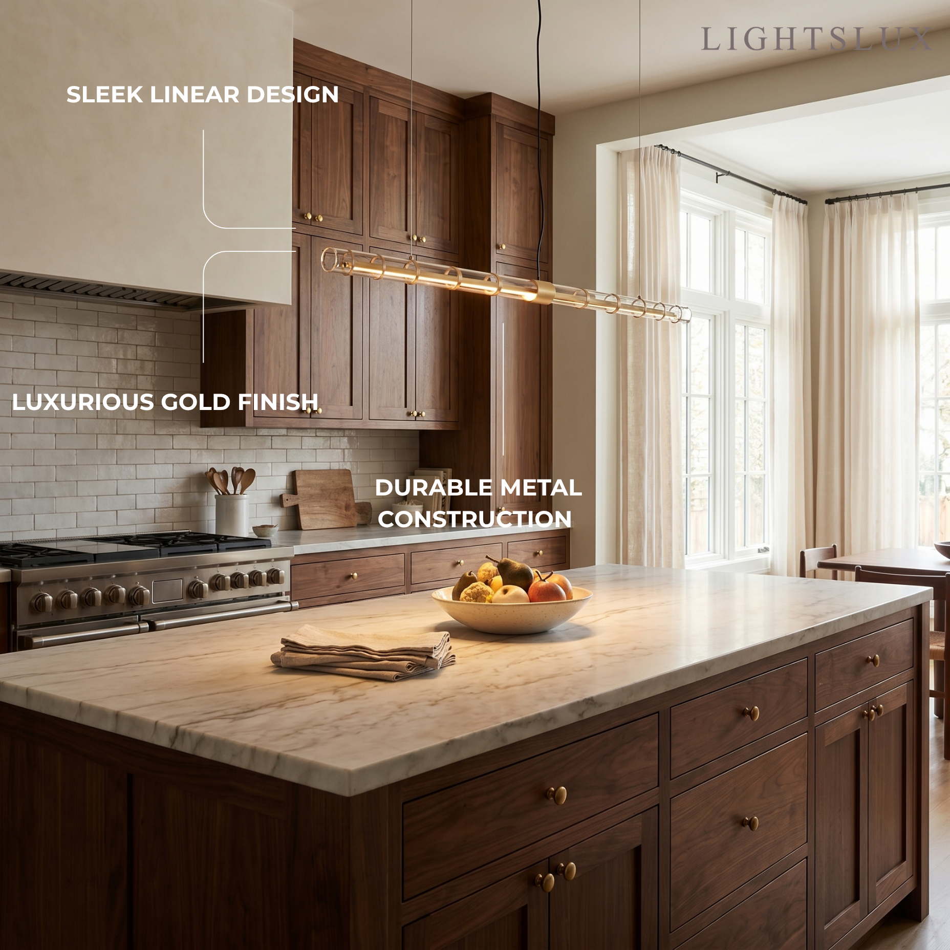 Arcato Modern Linear Pendant Light