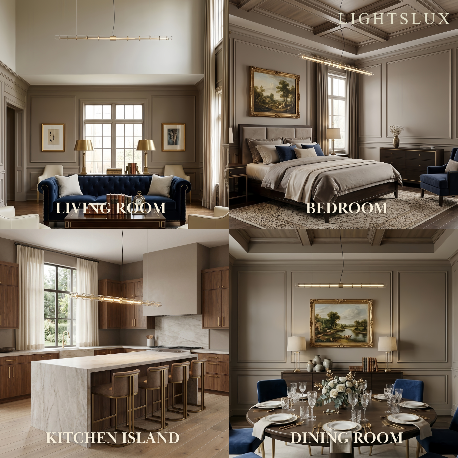 Arcato Modern Linear Pendant Light