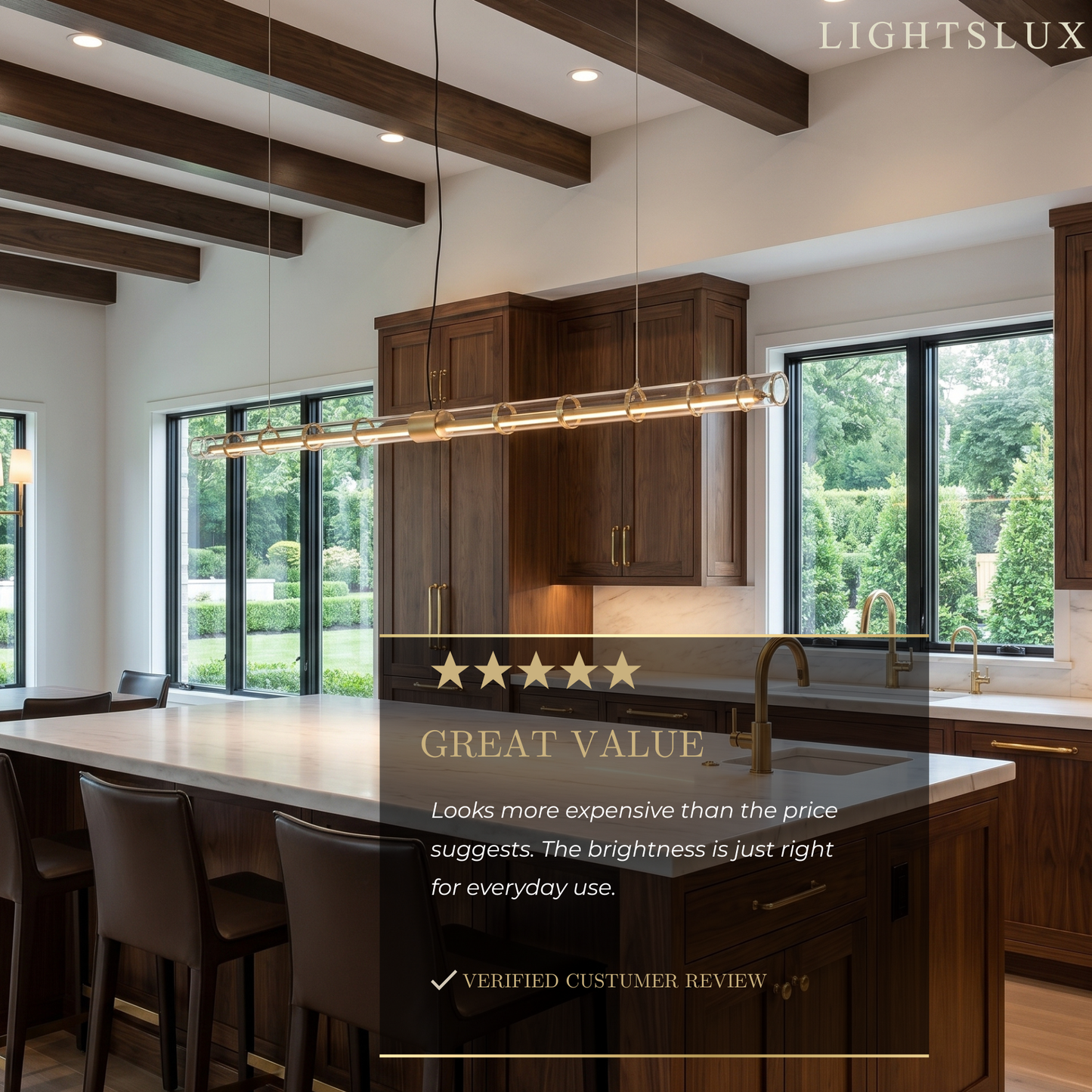 Arcato Modern Linear Pendant Light