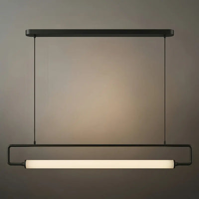 Arcato Minimalistische rechteckige Pendelleuchte – Metall &amp; Acryl für die Küche