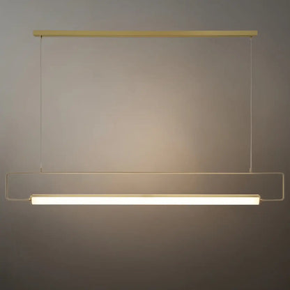 Arcato Minimalistische rechteckige Pendelleuchte – Metall &amp; Acryl für die Küche