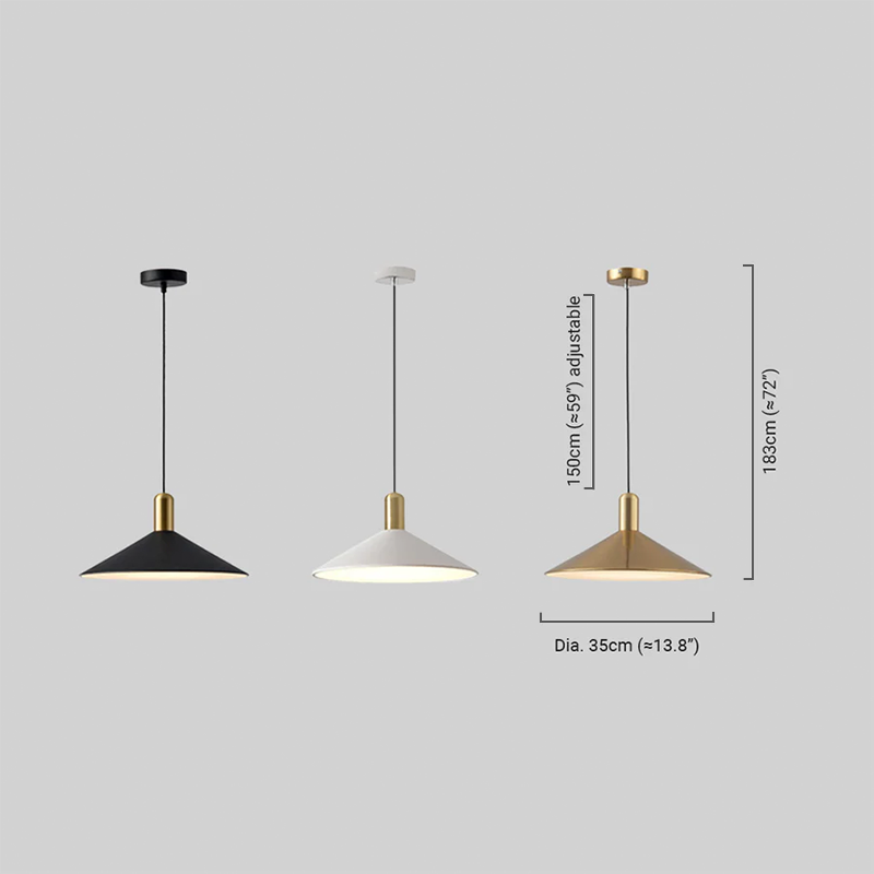 Modern Pendant Light Dimension