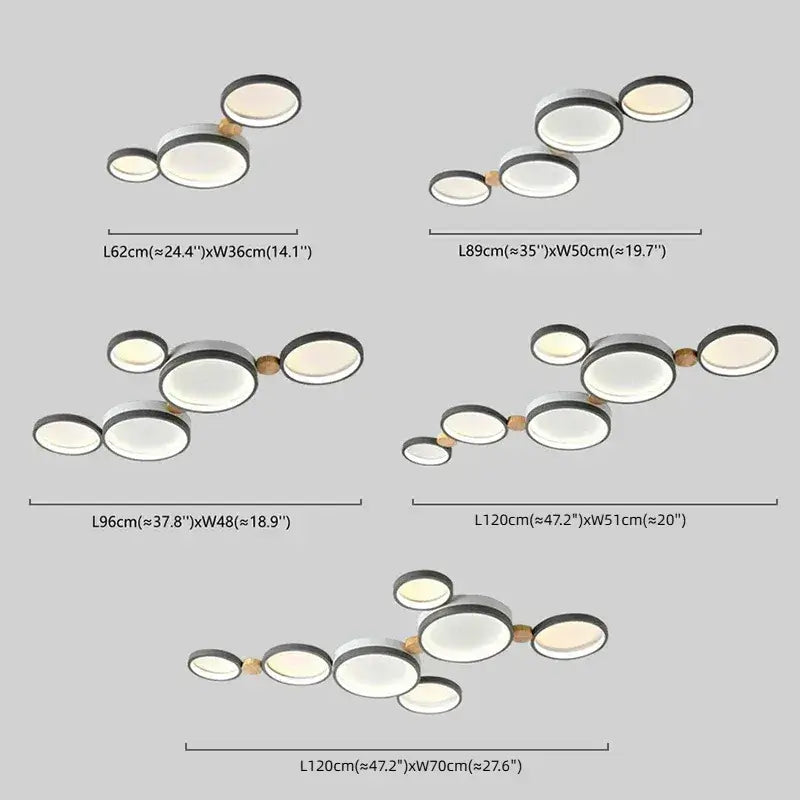 Modern Round Ceiling Light Size