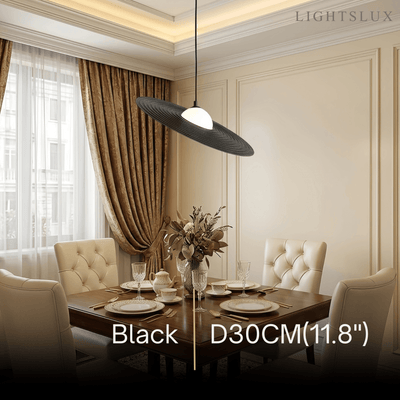 Arcato Modern Black/White Pendant Light