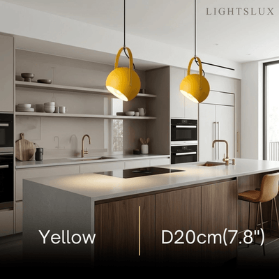 Morandia Nordic Art Deco Pendant Light — 5-Color Metal for Bedroom