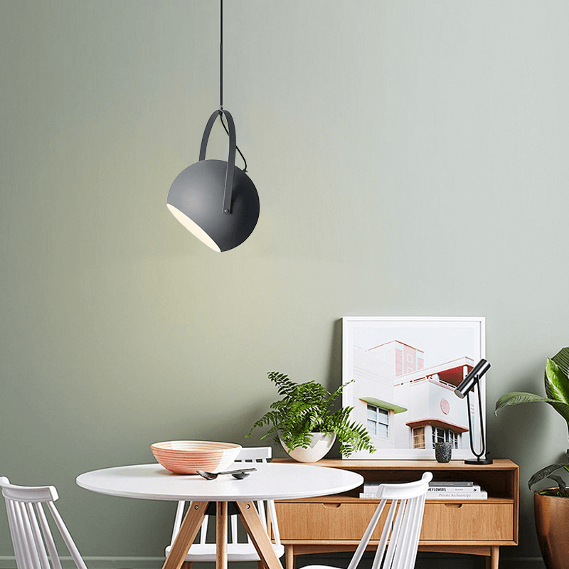 Nordic Art Deco Gray Pendant Light for Dining Room