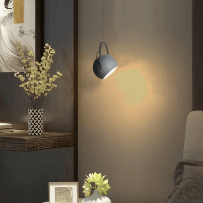 Nordic Art Deco Gray Pendant Light for Bedroom