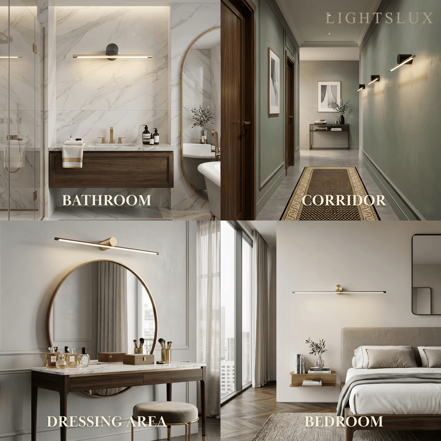 Arcato Minimalist Linear Vanity Light 