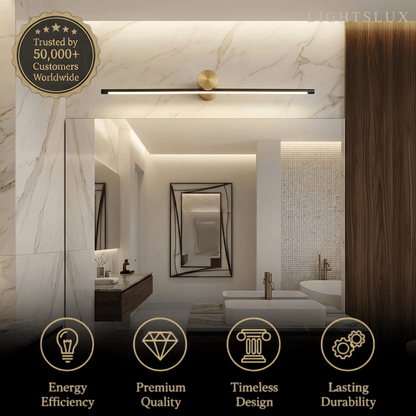 Arcato Minimalist Linear Vanity Light 
