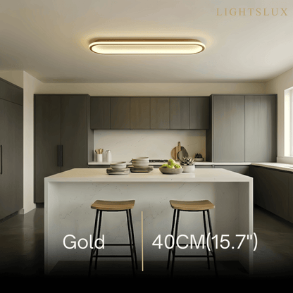 Lunara Nordic Moon LED Wall Lamp – Metal Gold/Red Copper for Bedroom