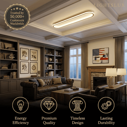 Lunara Nordic Moon LED Wall Lamp – Metal Gold/Red Copper for Bedroom