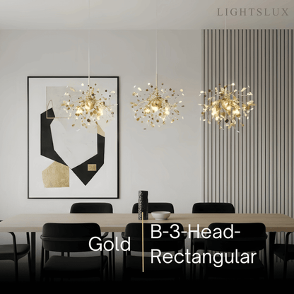 Excelis Art Deco Cluster Chandelier