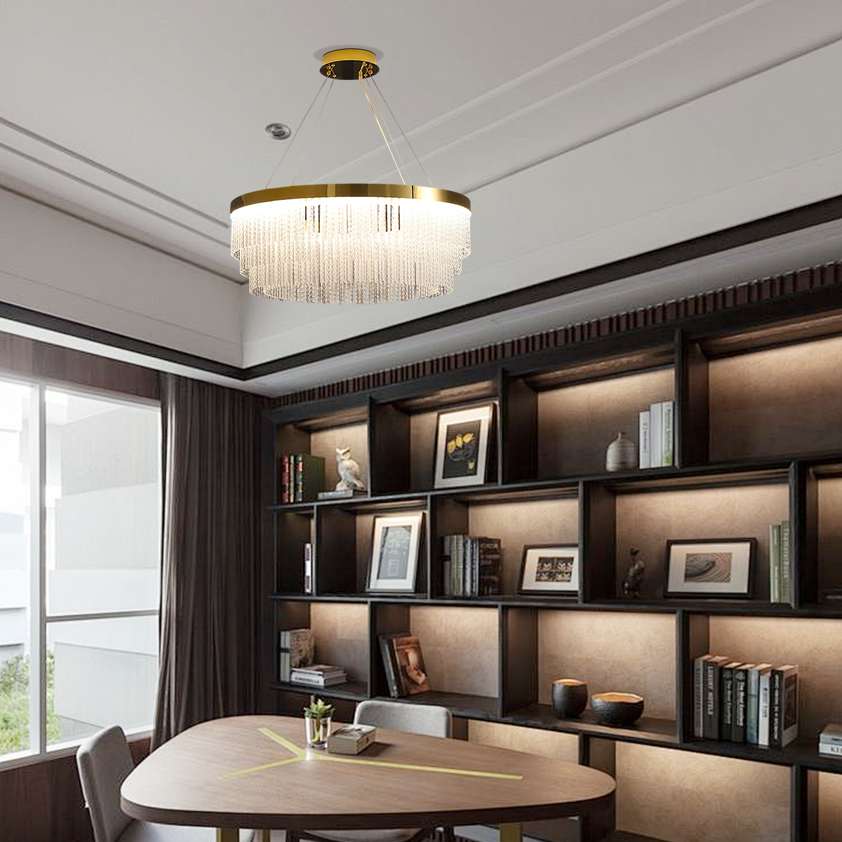 Royal Crystal Pendant Light Dining room