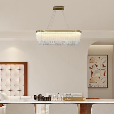 Royal Crystal Pendant Light Dining room