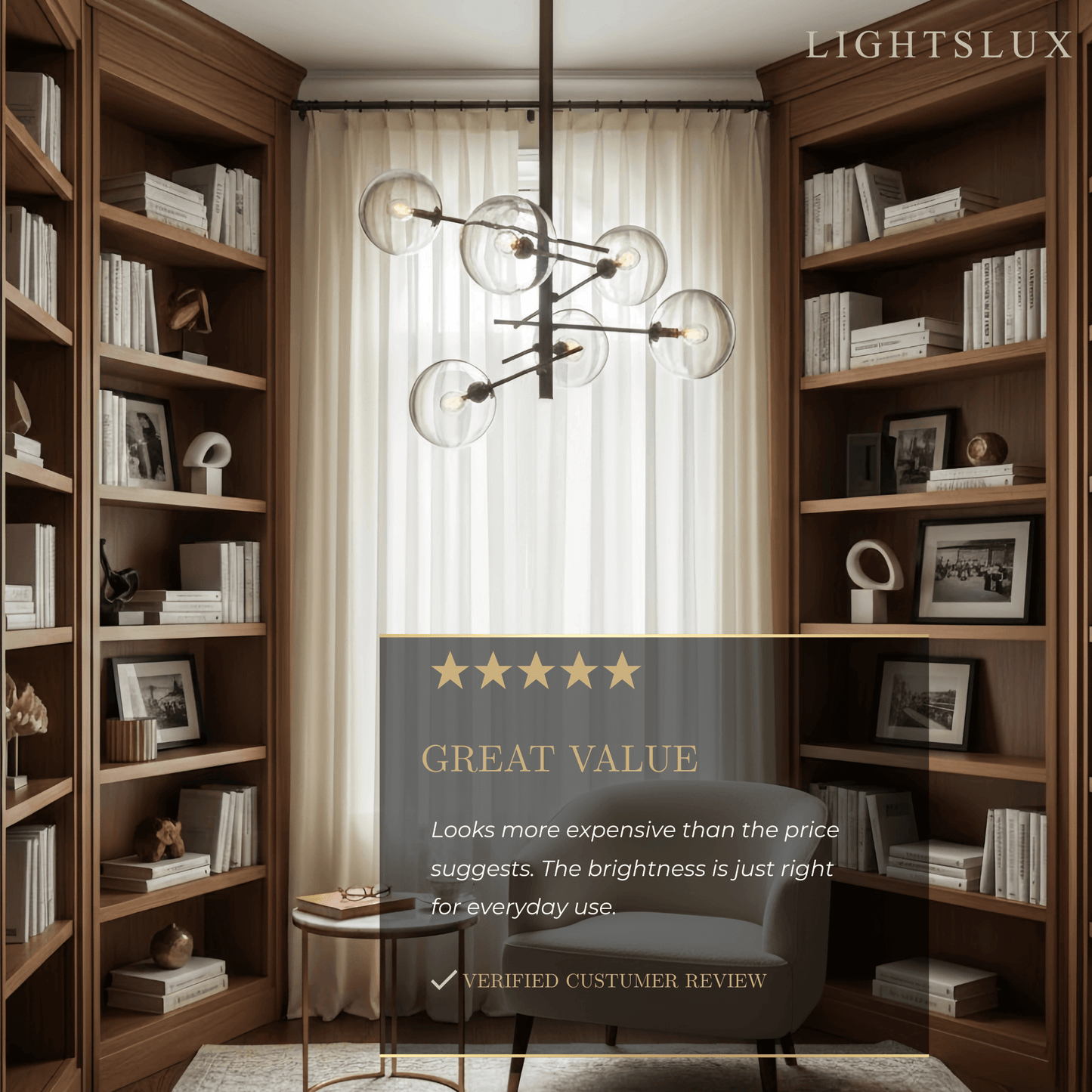 Nebula Royal Branch Glass Chandelier