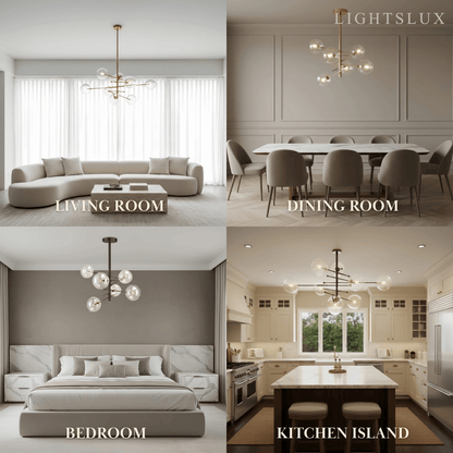 Nebula Royal Branch Glass Chandelier