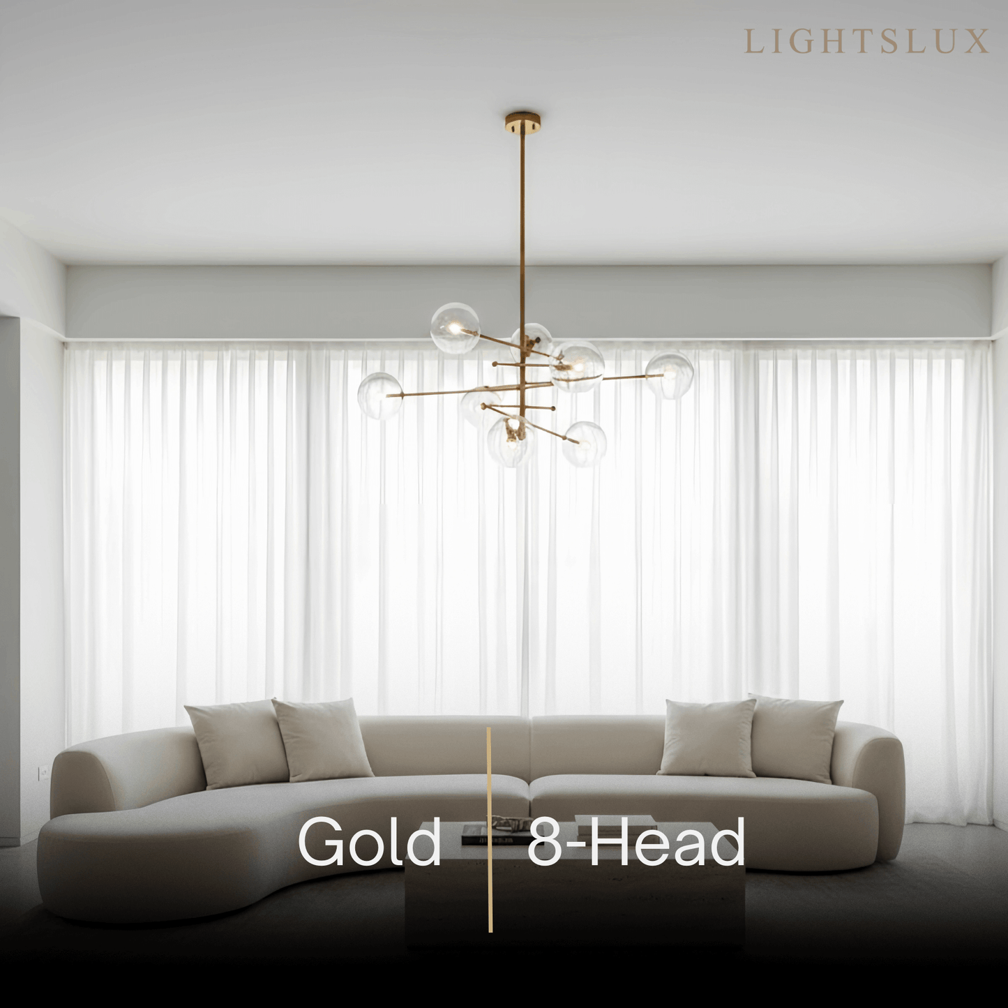 Nebula Royal Branch Glass Chandelier