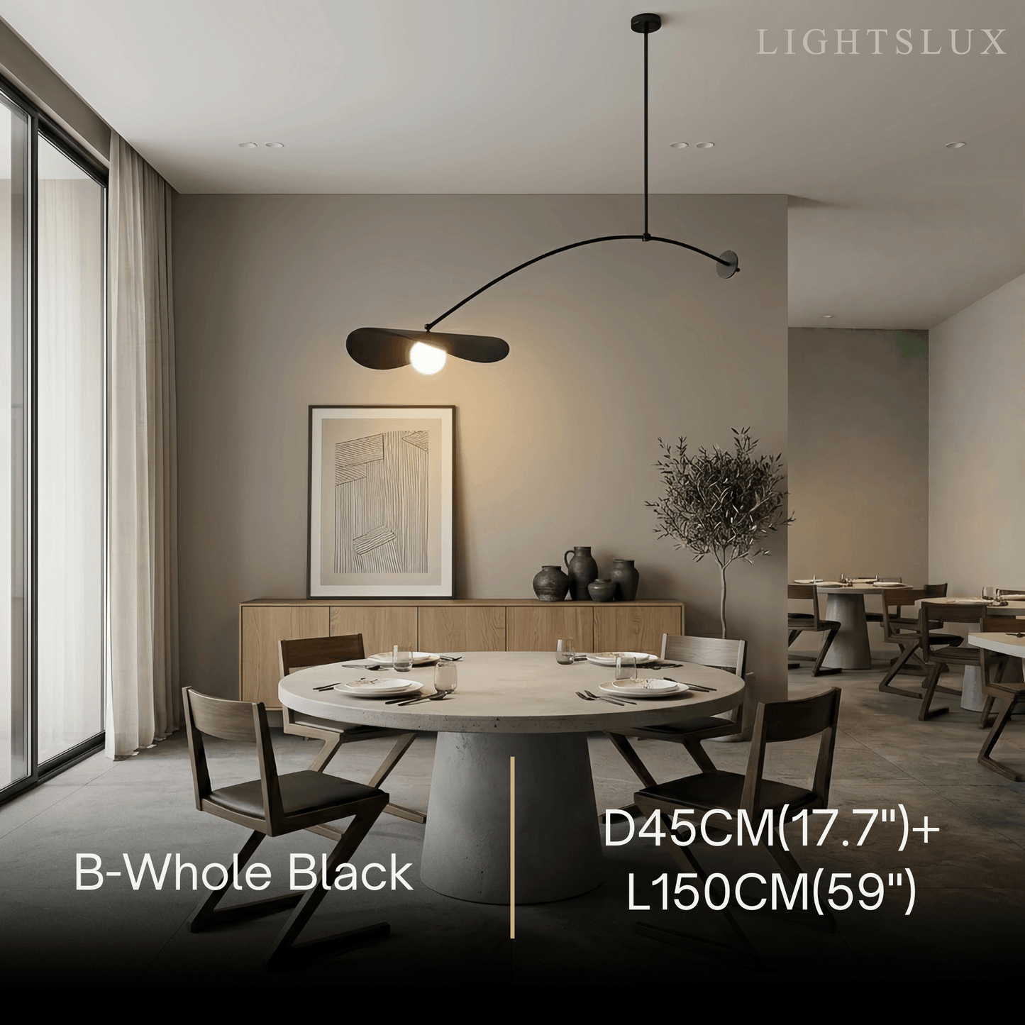 Irondale Modern Pendant Light - Black