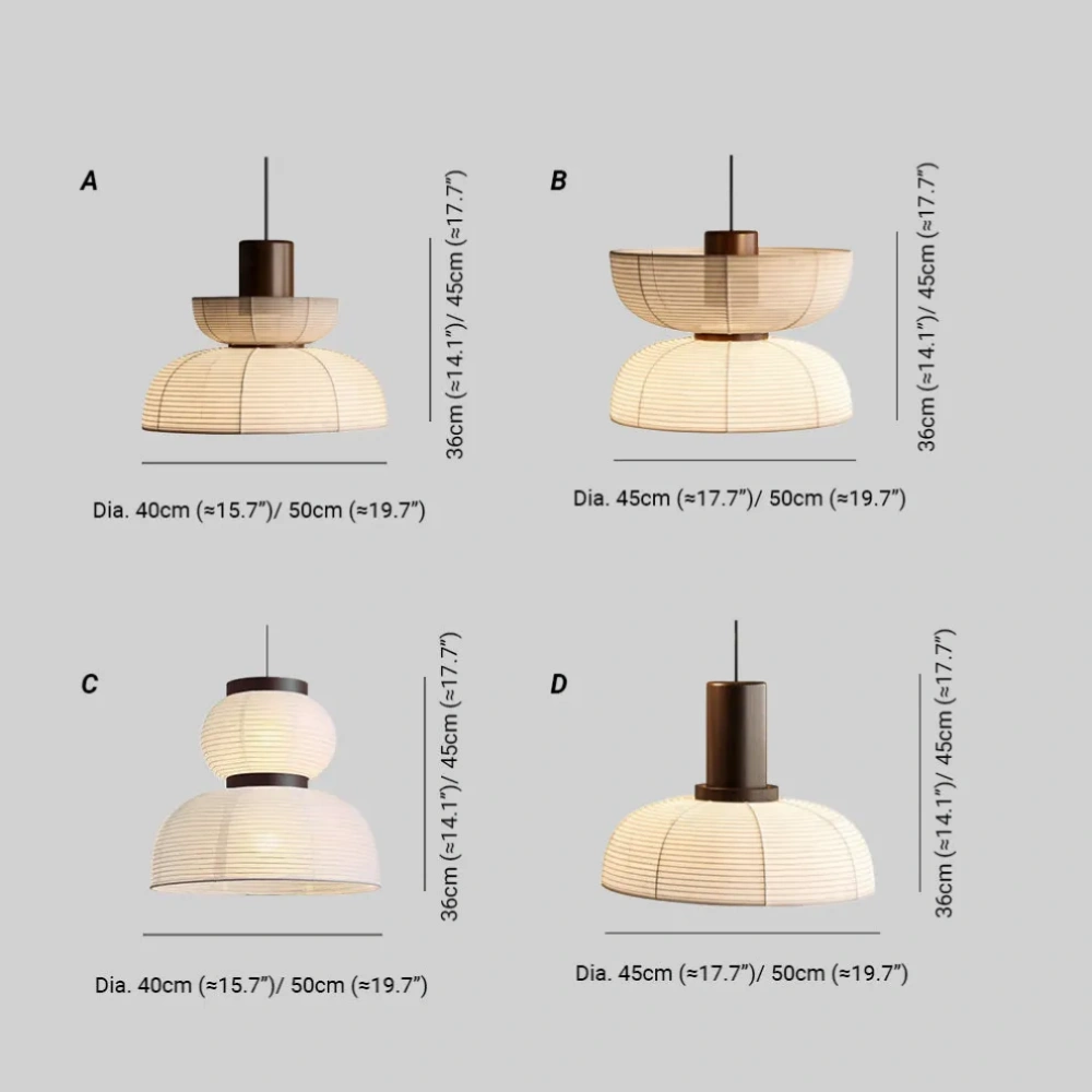 Retro Fabric Pendant Light