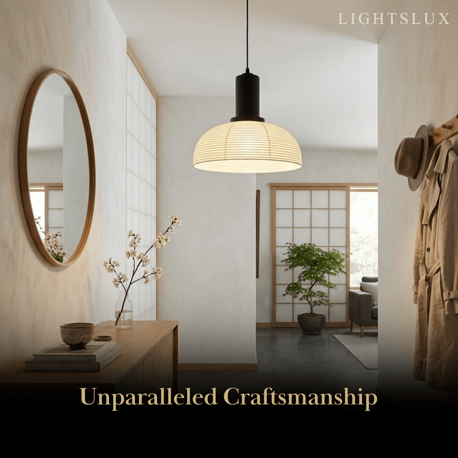 Zenno Retro Fabric Pendant Light 