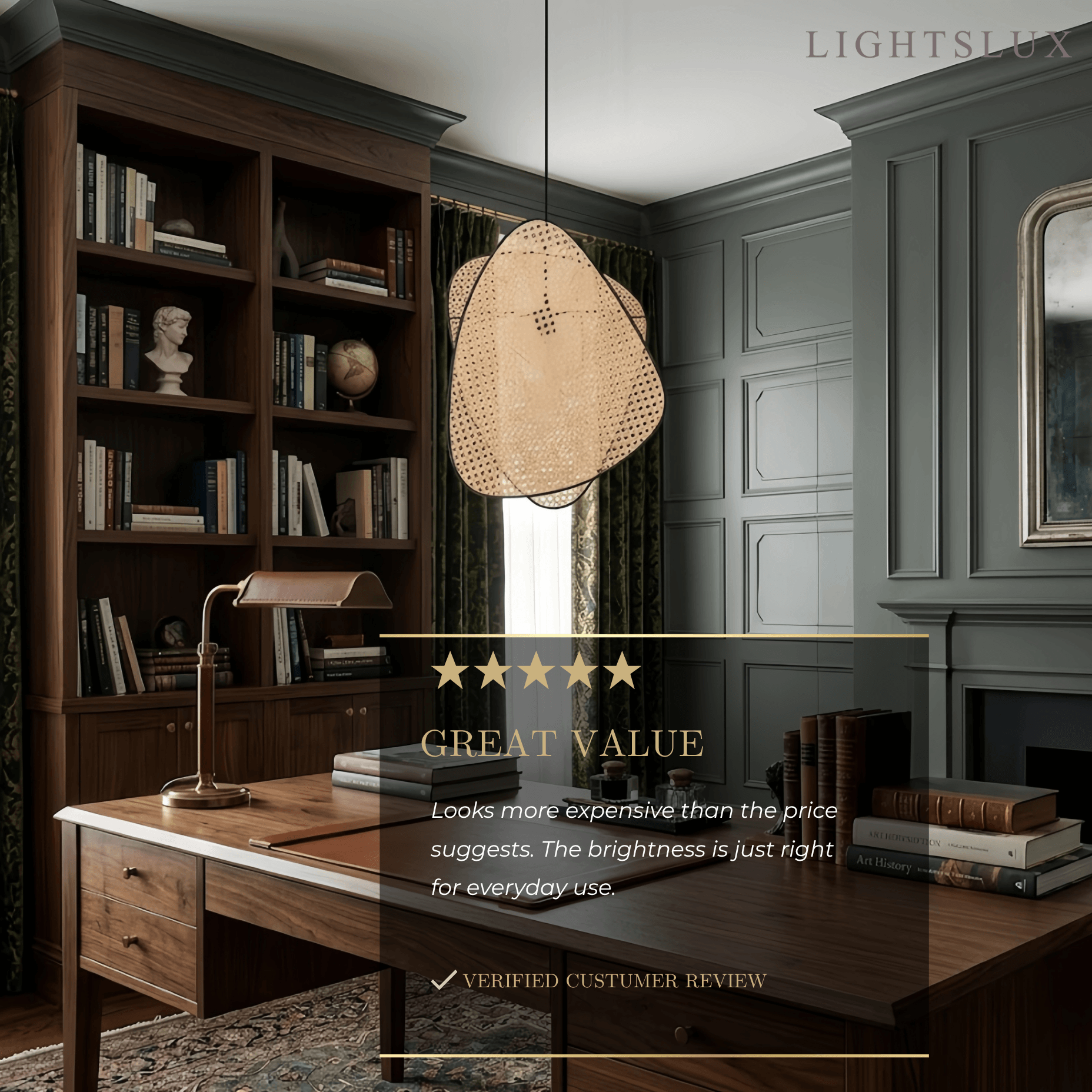 Pendant Light — Rattan & Willow Weave Dimensions